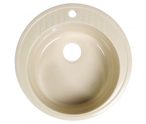 Мойка керамогранитная S-5 круглая белевая глянец Simgran