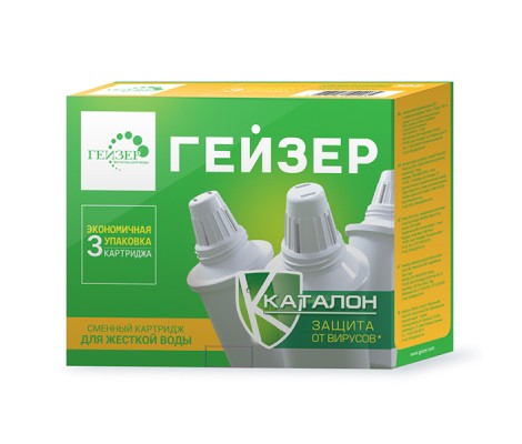 Набор сменных Картриджей 302 для жесткой воды,с каталоном, ресурс до 300 л Гейзер Набор сменных Картриджей 302 для жесткой воды,с каталоном, ресурс до 300 л Гейзер