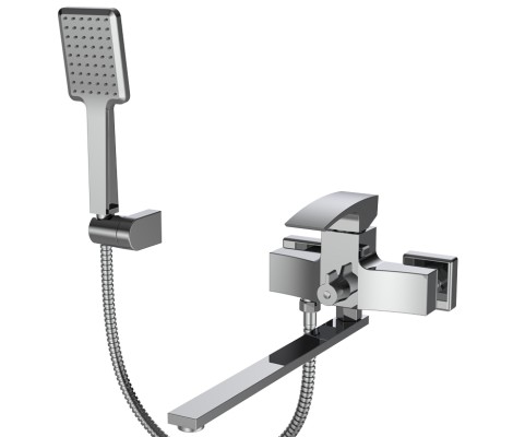 Смеситель для ванны KB-42007-01 длинная хром Koer Смеситель для ванны KB-42007-01 длинная хром Koer