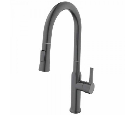 Смеситель д/кухни MIXXUS PREMIUM PULL 014 GRAPHITE &Oslash;35 (8 шт/ящ)