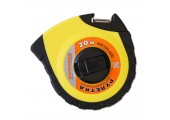 Рулетка 20м x 10 мм стальная лента, обрезиненый корпус Santool