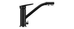 Смеситель для кухни 010 308 черный Ulgran