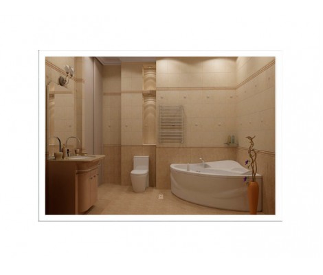 Зеркало 800х700 прямоугольное LED подсветкой 6500К 9,6 Вт/м с сенсорным выкл и универс.креплен КЗСК