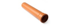 Труба канализационная 200* 3м  6,2 мм рыжая RTP