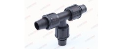 Тройник ремонтный для капельной ленты 16мм PL-009 Plamix