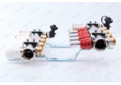 Коллекторная группа 1*4 выхода со встроенными расходомерами в сборе, евроконус 3/4 Коллекторная группа 1*4 выхода со встроенными расходомерами в сборе, евроконус 3/4
