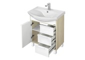 Тумба напольная 65, Рико 65 Белый/ясень фабрик под умывальник Смайл 65 Aquaton Тумба напольная 65, Рико 65 Белый/ясень фабрик под умывальник Смайл 65 Aquaton