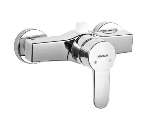 Смеситель для душевой кабины Mario-003 хром без шланга и лейки Ø40 Plamix Смеситель для душевой кабины Mario-003 хром без шланга и лейки Ø40 Plamix