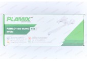 Смеситель д/ванны PLAMIX PABLO-140 EURO SET White (с шлангом и лейкой)