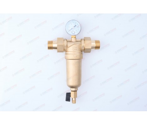 Фильтр с краном и манометром 1