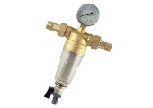 Фильтр с краном и манометром 3/4