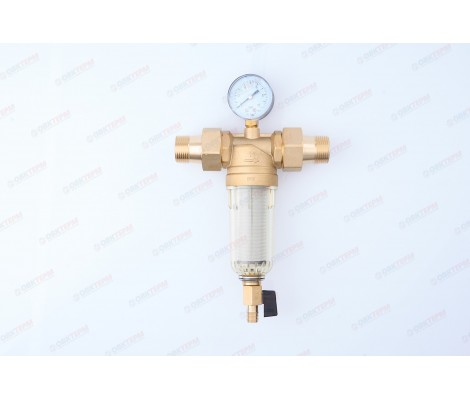 Фильтр с краном и манометром 1