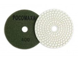 Круг алмазный гибкий шлифовальный d100 мм, зерно P400 (4шт/уп) Росомаха