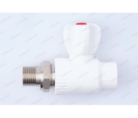 Кран шаровый радиаторный прямой 20х1/2 Кран шаровый радиаторный прямой 20х1/2