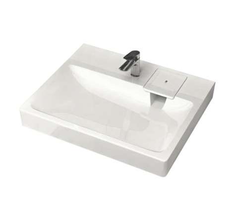 Умывальник BR-3 (60) белый для установки над стиральной машиной с креплением (588*585*100)