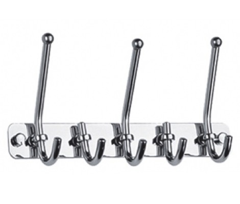 Полотенцедержатель с пятью крючками LR201-5 Zerix Полотенцедержатель с пятью крючками LR201-5 Zerix