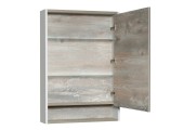 Зеркальный шкаф 60, Капри 60 Бетон пайн Aquaton