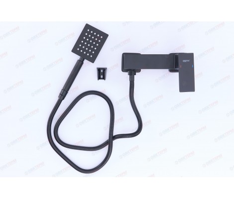 Смеситель д/душ.кабины нерж/сталь ZERIX KUB-003 BLACK  &Oslash;35  12 шт/ящ