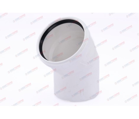 Отвод ELITE МК МПП 110х45,белый, РТП