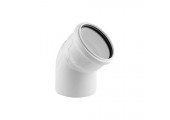 Отвод ELITE МК МПП 110х45,белый, РТП