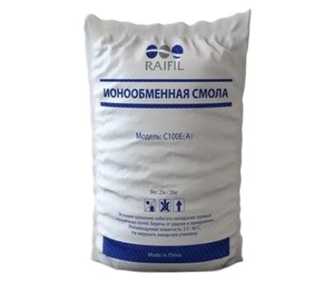 Засыпка - ионообменная смола 20 кг цена за кг Гейзер