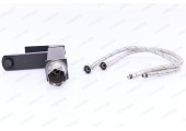 Смеситель для умывальника KUB-001 из нержавеющей стали SUS304 черный Mixxus