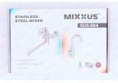 Смеситель для умывальника KUB-001 из нержавеющей стали SUS304 черный Mixxus