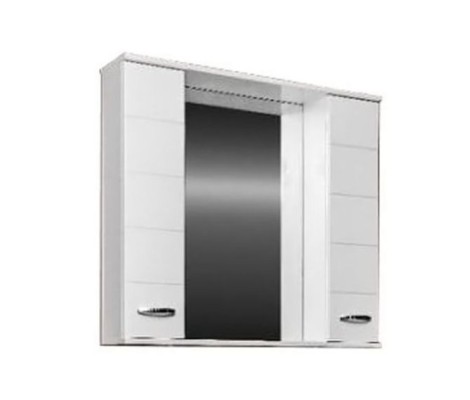 Шкаф-Зеркало 100 Прованс, белое, Flamenco