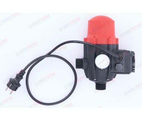 Устройство реле давления PS-01A3 боковой выход, с проводом и вилкой, манометр TIM