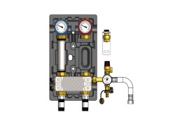 Насосная группа UK прямая с теплообменником 30 пластин 1