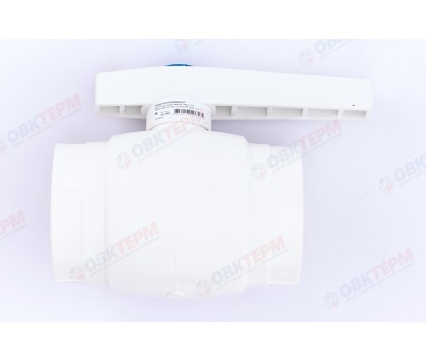 Кран шаровый полнопроходной 63 латунный шар, белый RTP