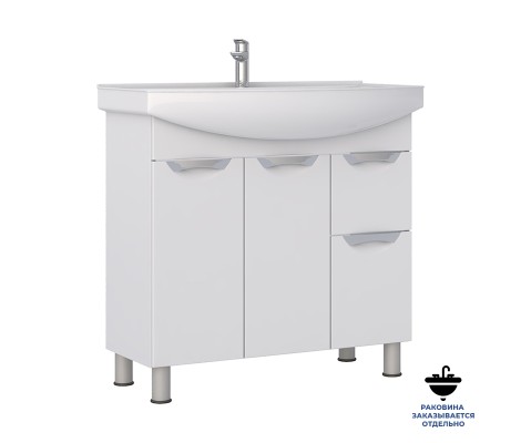 Тумба из ДСП и МДФ Бриз т13-85 под умывальник Стиль Briz