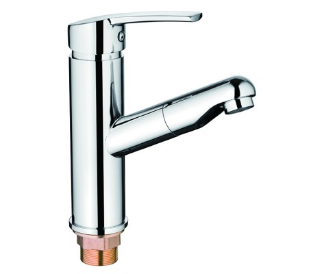 Смеситель для умывальника LR1055-18 с выдвижной лейкой Zerix