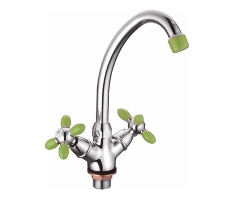 Смеситель для кухни LR85910G зеленый Zerix