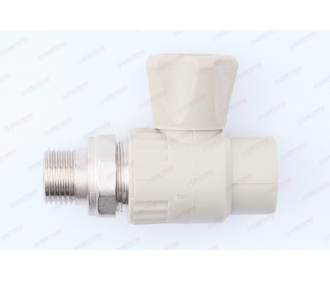 Кран радиаторный с накидной гайкой 20*1/2 Кран радиаторный с накидной гайкой 20*1/2