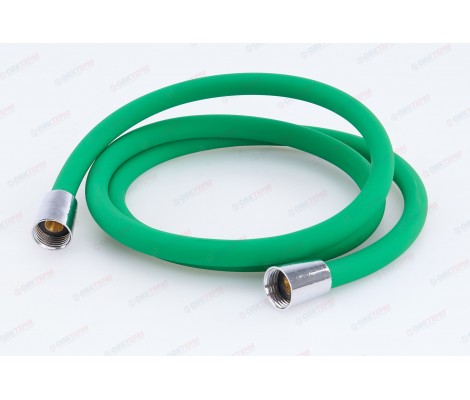 Шланг для душа Silicon F12 зеленый 150см Zerix