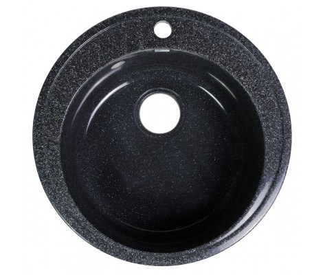 Мойка керамогранитная S-5 круглая асфальт глянец Simgran