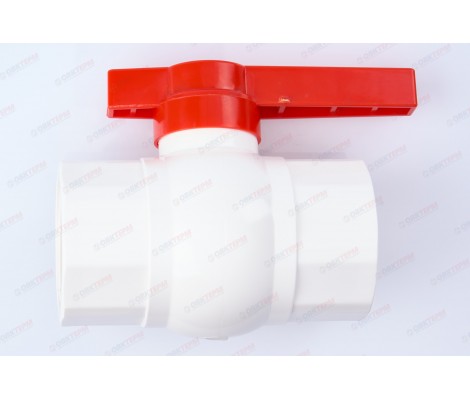 Кран шаровый пластиковый 2