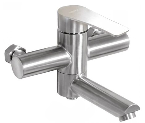 Смеситель для ванны JAX-009 Euro из нержавеющей стали Zerix