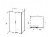 Душевое ограждение ALEX BAITLER AB14120B4