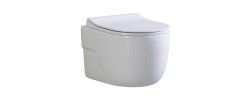 Унитаз подвесной ROTO 012 Tornado, SC, ультратонкое, дюропласт, белый Redo
