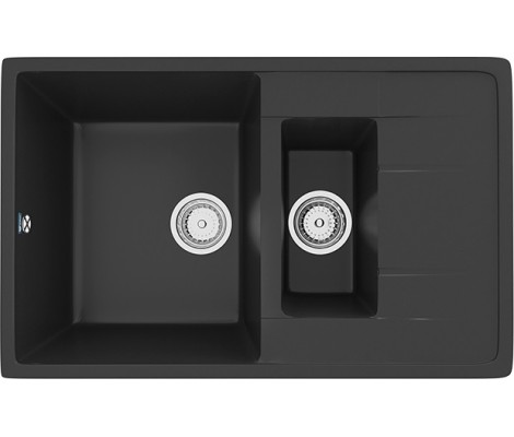 Мойка керамогранитная U - 205 - 344 ультра черный Ulgran