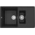 Мойка керамогранитная U - 205 - 344 ультра черный Ulgran