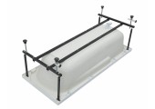Ванна акриловая Extra с каркасом и панелью 150*70 Aquanet