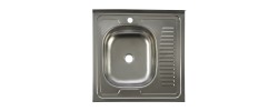 TRIO Мойка НАКЛАДНАЯ 60*60L*0,40мм