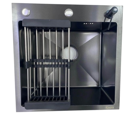 Мойка из нержавеющей стали, черный KN605008 Dikalan