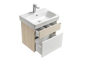 Тумба подвесная 60, Верди 60 Белый/Ясень фабрик под умывальник Нео 60 Aquaton Тумба подвесная 60, Верди 60 Белый/Ясень фабрик под умывальник Нео 60 Aquaton