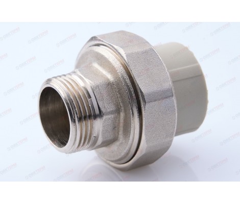 Разборное соединение 25 * 3/4 н VALFEX серый