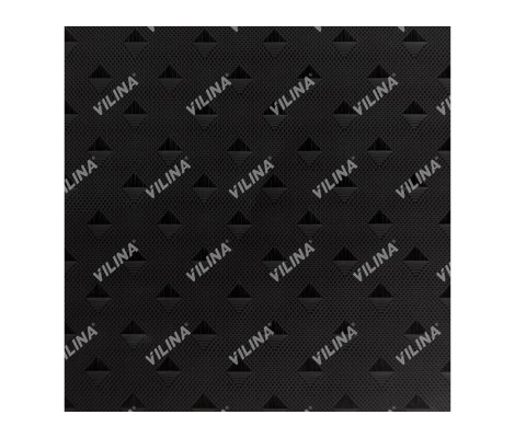 Штора для ванной Бриллиант из полиэстера Ромб-чёрная 180x180 VILINA