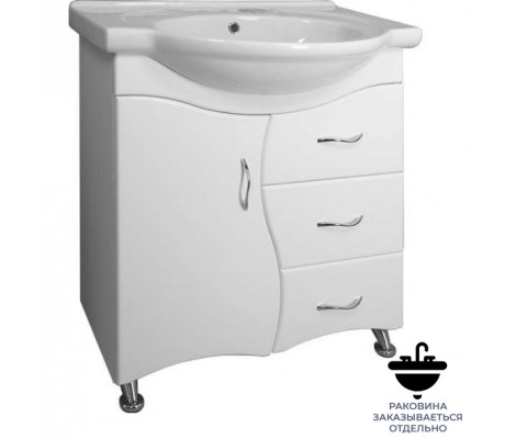 Тумба Грация 75 под умывальник Байкал 75 Flamenco